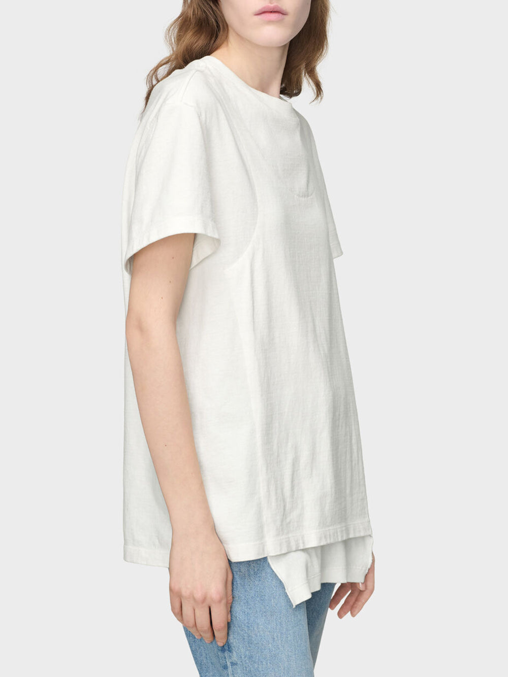MAISON MARGIELA-DOUBLE LAYERED T-SHIRT-