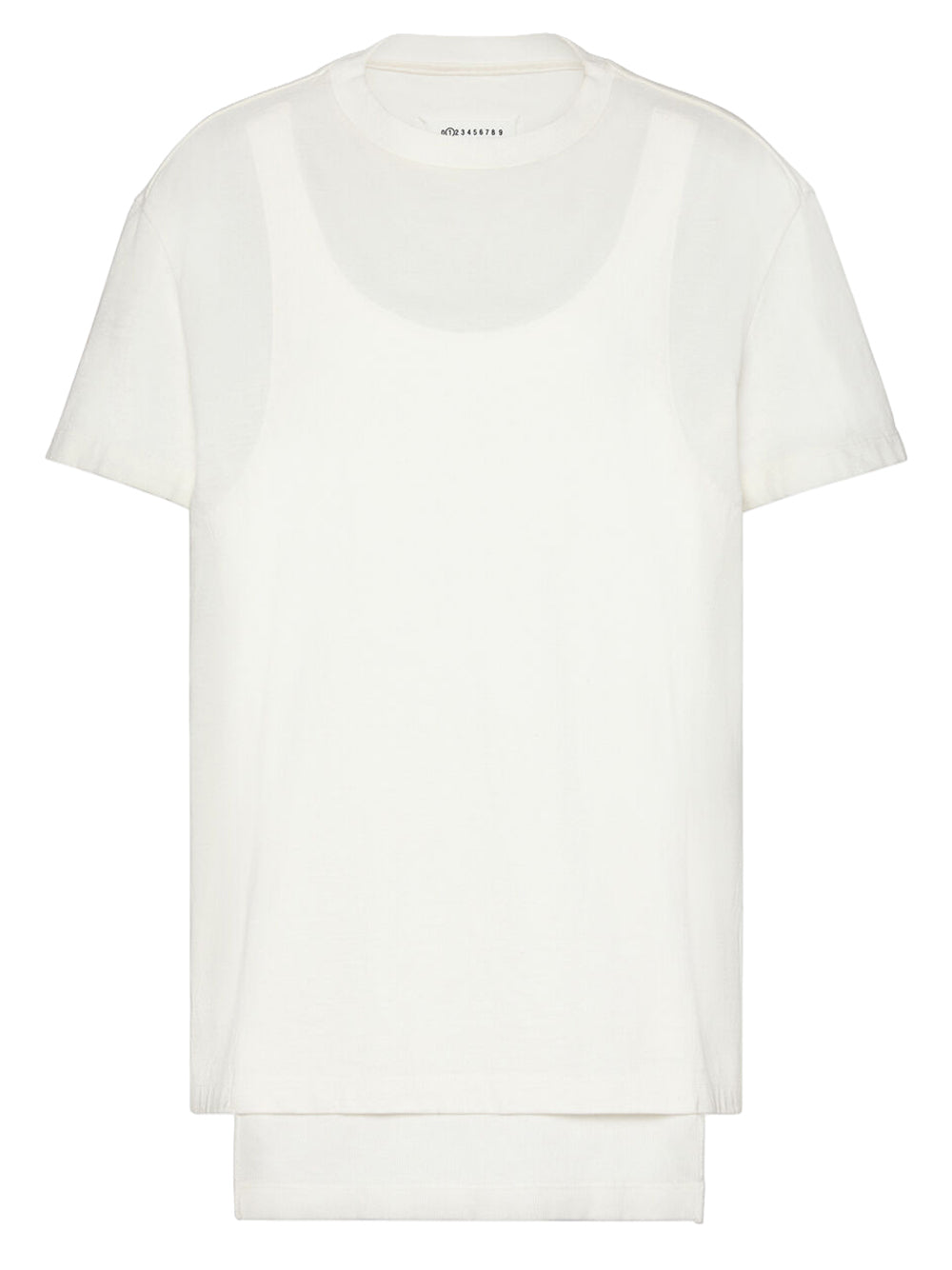 MAISON MARGIELA-DOUBLE LAYERED T-SHIRT-