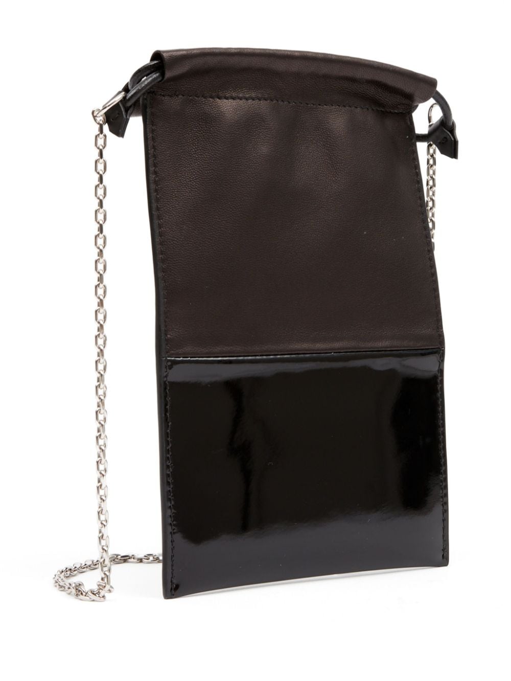 MAISON MARGIELA-DRAWSTRING PHONE NECK POUCH WITH CHAIN-SA1VL0034P5135 T8013