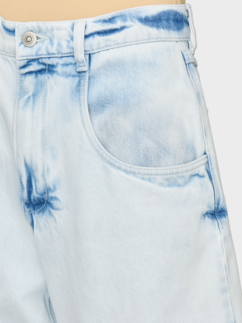 MAISON MARGIELA-CUTOUT DENIM TROUSERS-