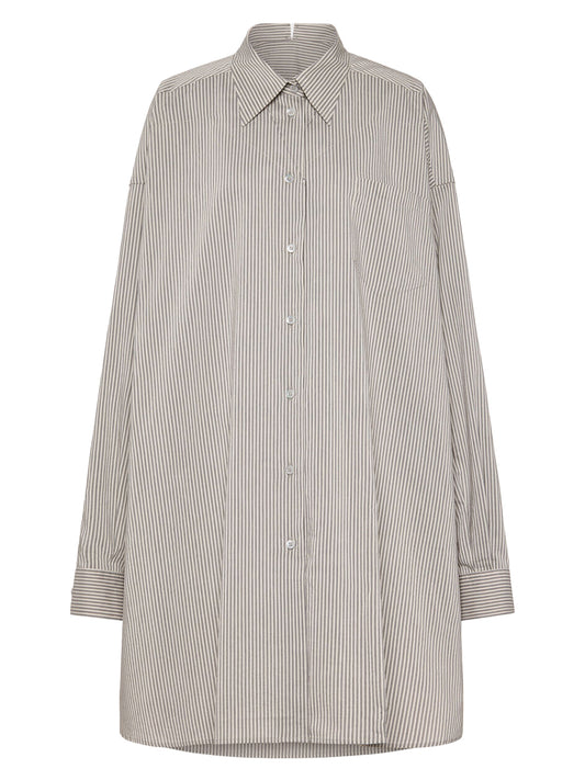 MAISON MARGIELA-FOLD COLLAR OVERSIZED SHIRT-