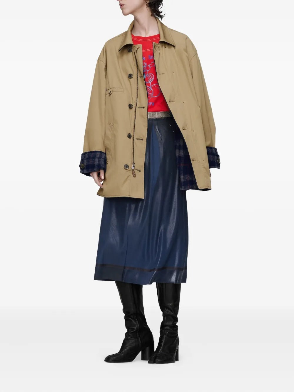 MAISON MARGIELA-graphic-print crew-neck T-shirt-