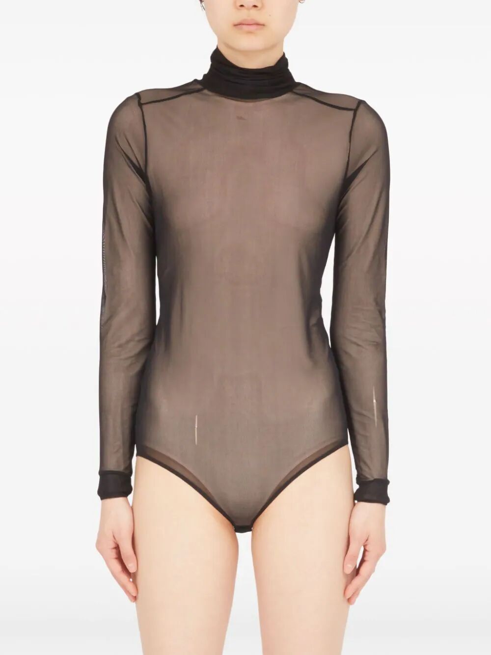 MAISON MARGIELA-HIGH COLLAR SHEER BODY-S51NA0098S24639 900