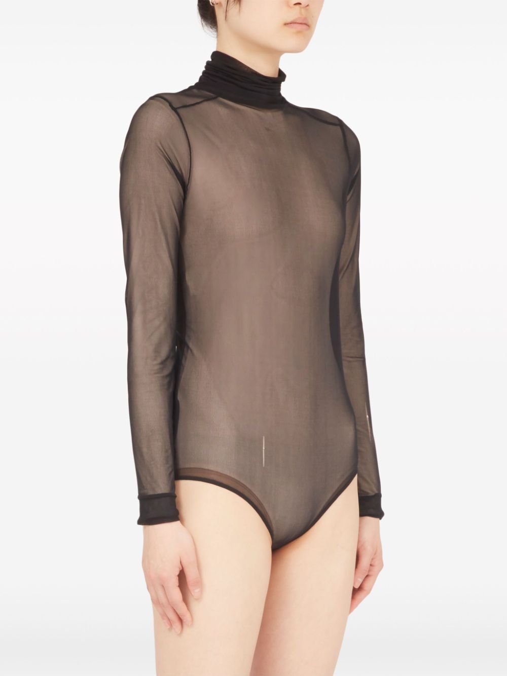 MAISON MARGIELA-HIGH COLLAR SHEER BODY-S51NA0098S24639 900