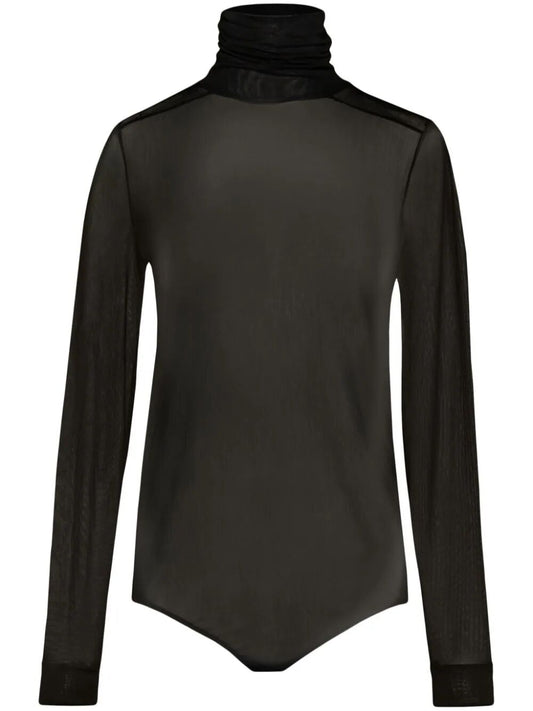 MAISON MARGIELA-HIGH COLLAR SHEER BODY-S51NA0098S24639 900