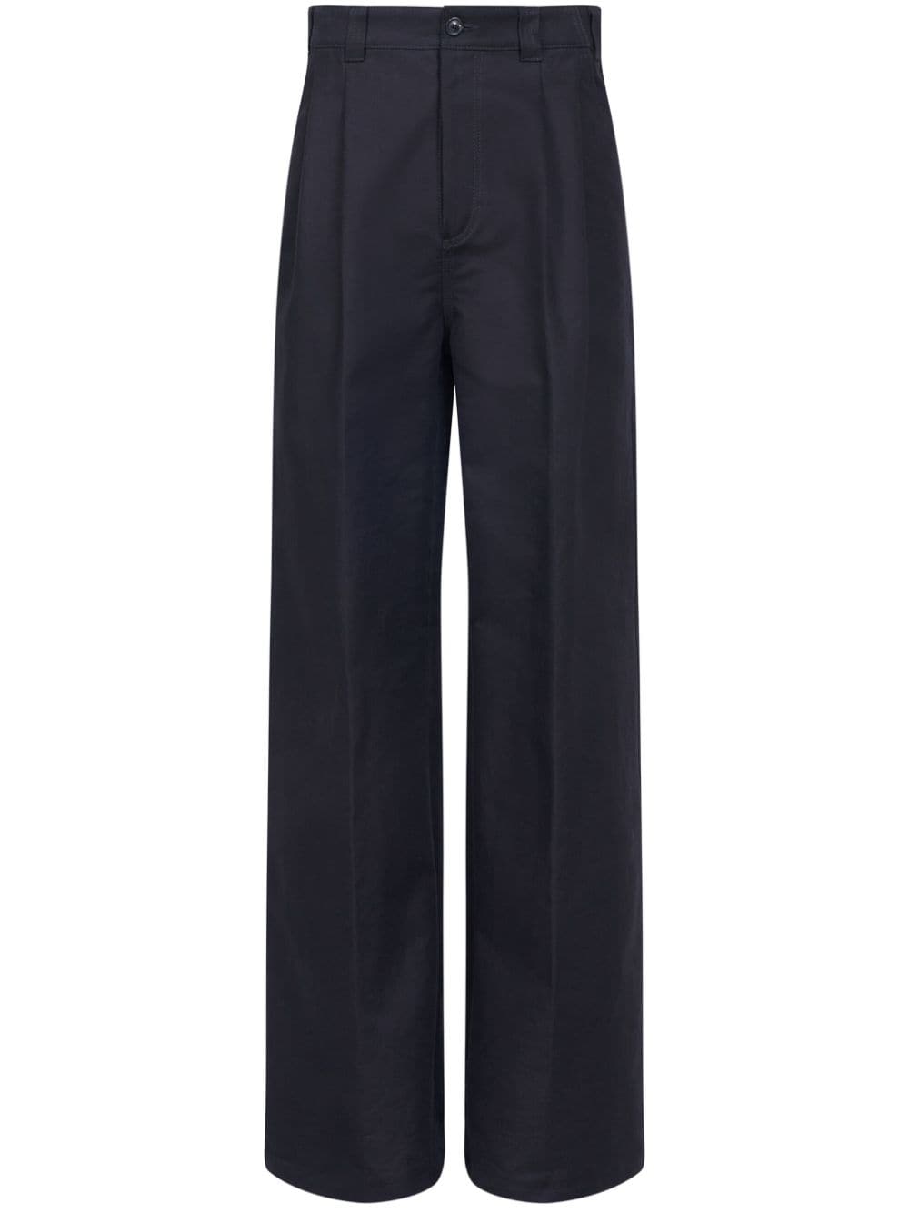 MAISON MARGIELA-LOOSE FIT COTTON TROUSERS-