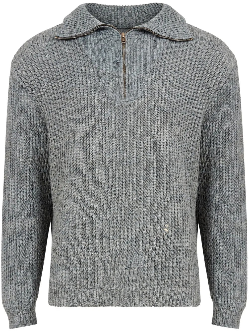 MAISON MARGIELA-MENDED RIBBED SWEATER-