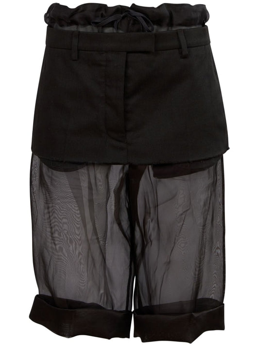 MAISON MARGIELA-MESH MIDI SKIRT-