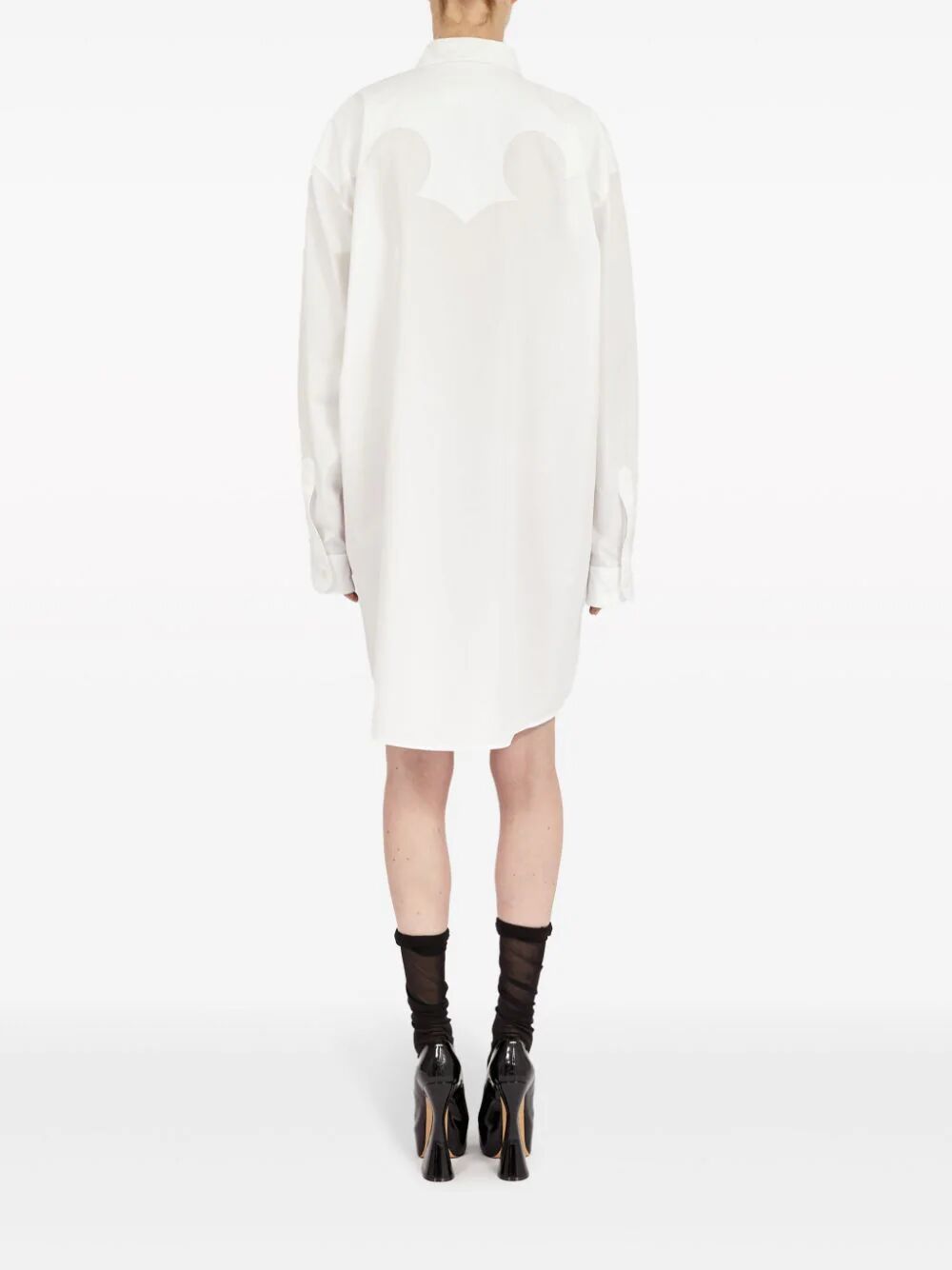 MAISON MARGIELA-OVERSIZED LONG Shirt-S51DT0014S43001 100