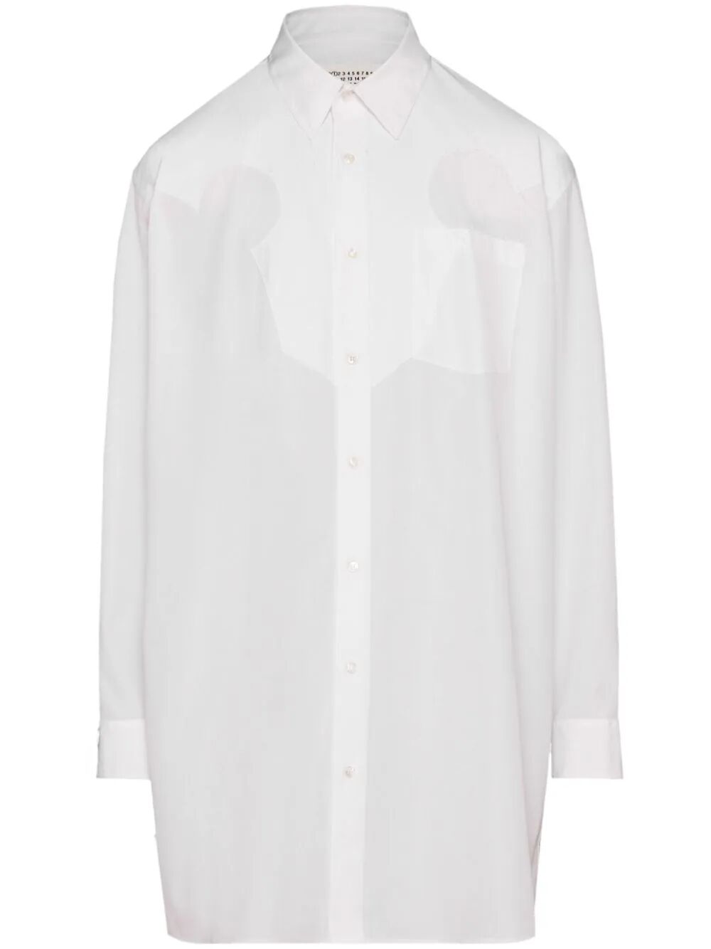 MAISON MARGIELA-OVERSIZED LONG Shirt-S51DT0014S43001 100