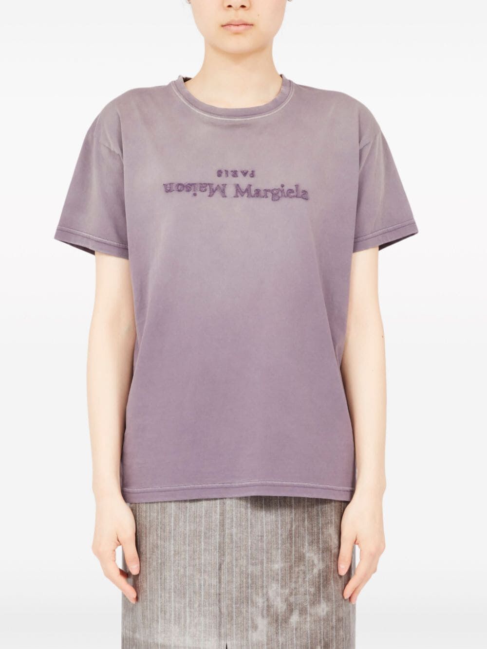 MAISON MARGIELA-OVERZIED FADED LOGO T-SHIRT-S51GC0526S20079 969