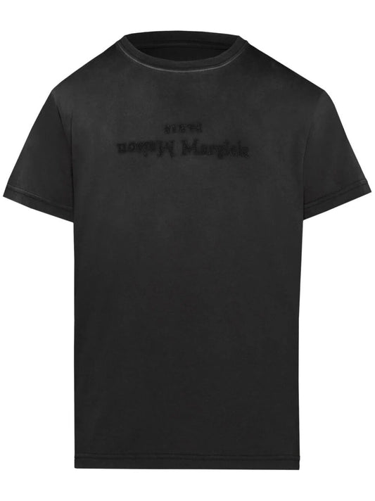 MAISON MARGIELA-OVERZIED FADED LOGO T-SHIRT-S51GC0526S20079 970