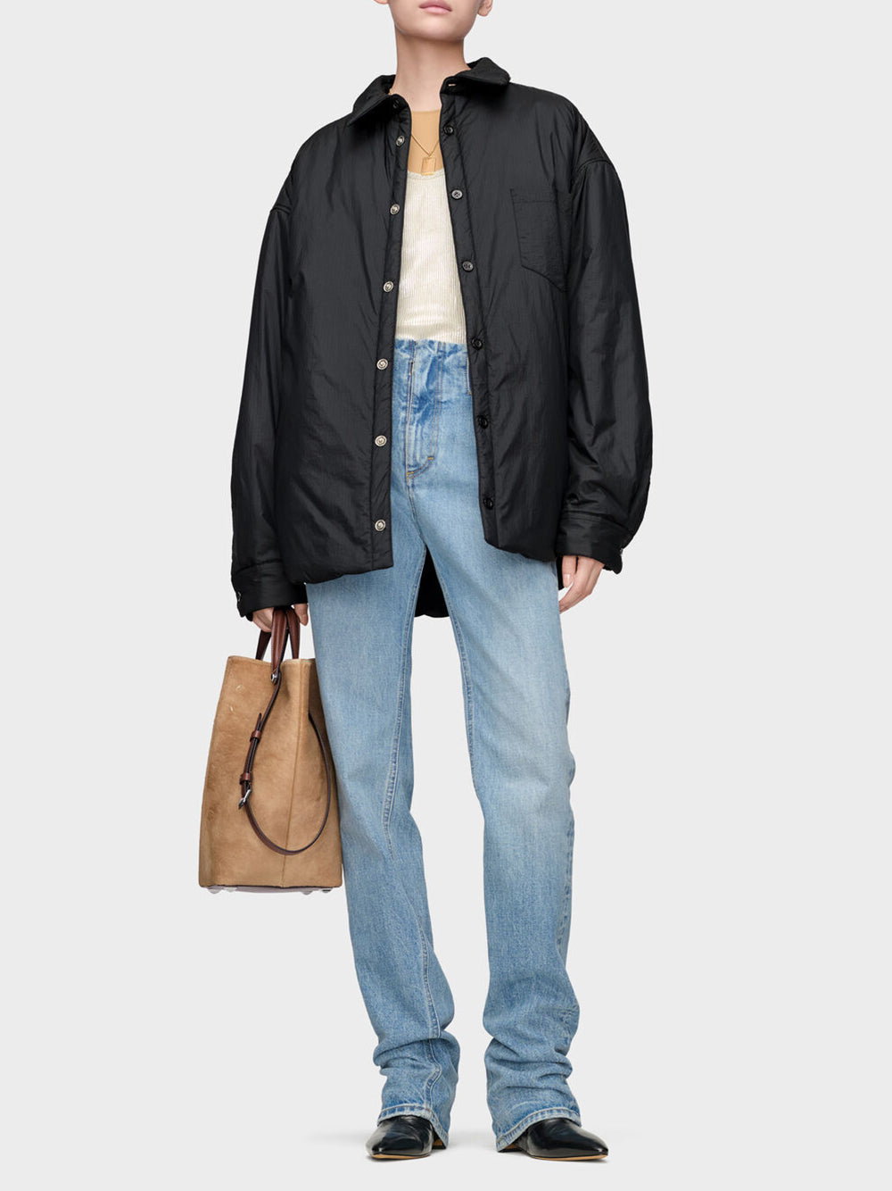 MAISON MARGIELA-PADDED SHIRT JACKET-