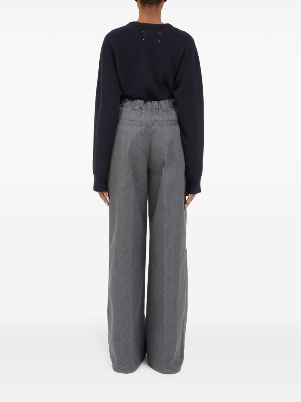 MAISON MARGIELA-PALAZZO TROUSERS-