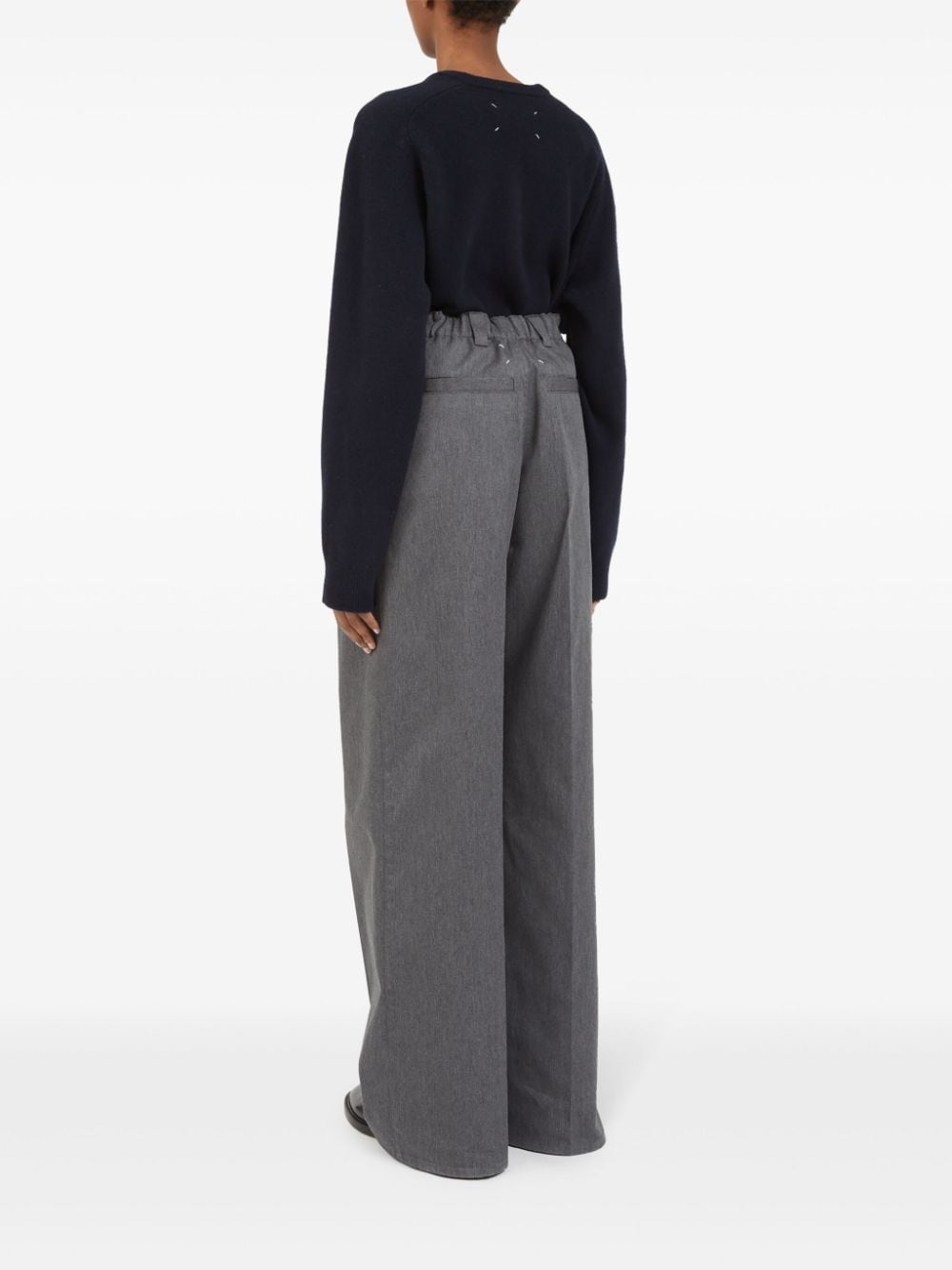 MAISON MARGIELA-PALAZZO TROUSERS-