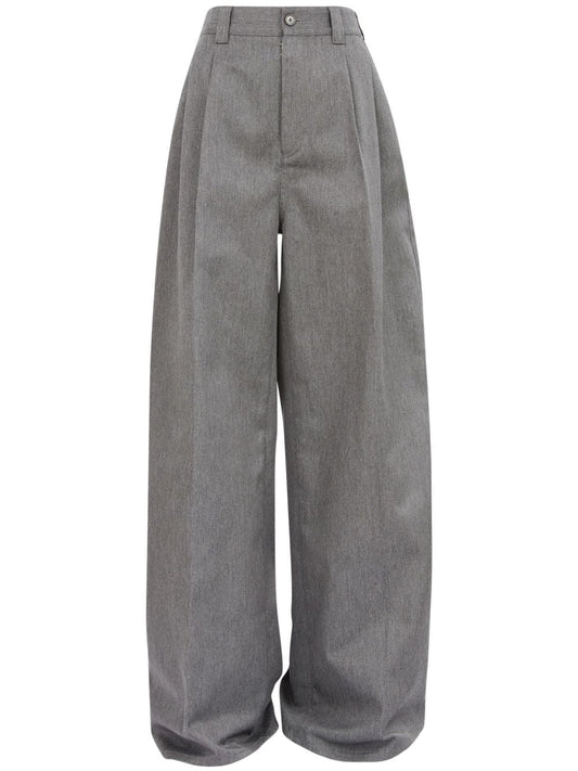 MAISON MARGIELA-PALAZZO TROUSERS-