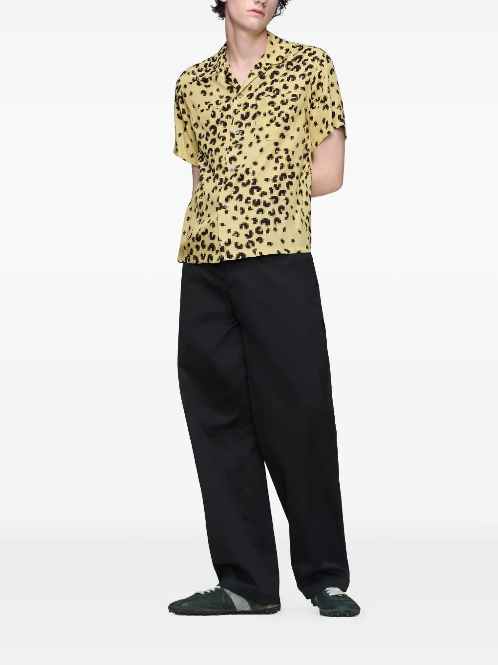 MAISON MARGIELA-pixel short-sleeve shirt-