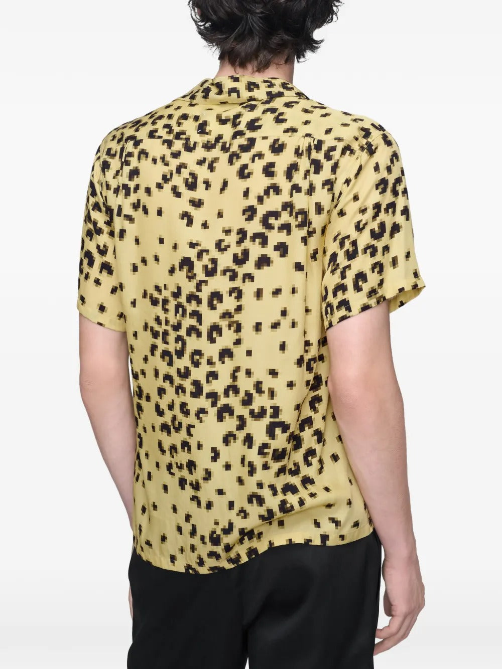 MAISON MARGIELA-pixel short-sleeve shirt-