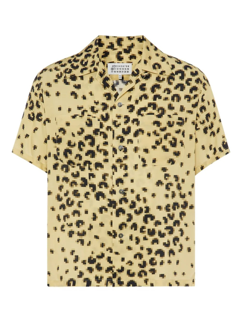 MAISON MARGIELA-pixel short-sleeve shirt-