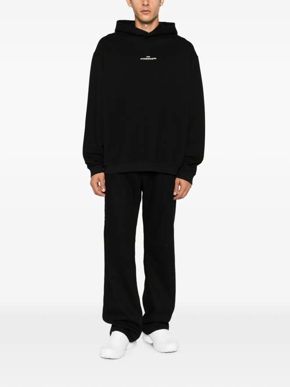 MAISON MARGIELA-REVERSED LOGO HOODIE-