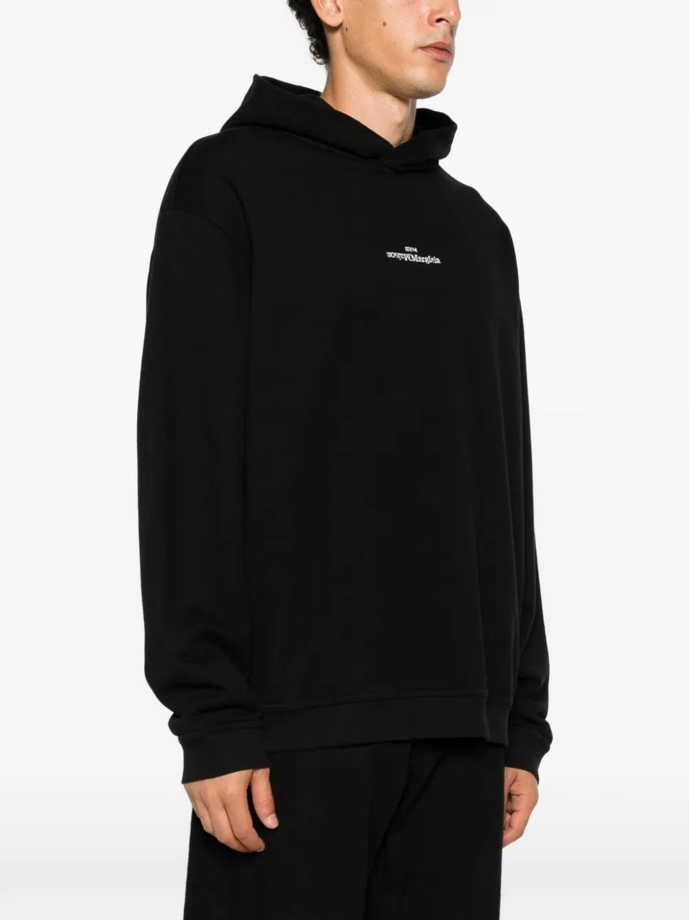 MAISON MARGIELA-REVERSED LOGO HOODIE-