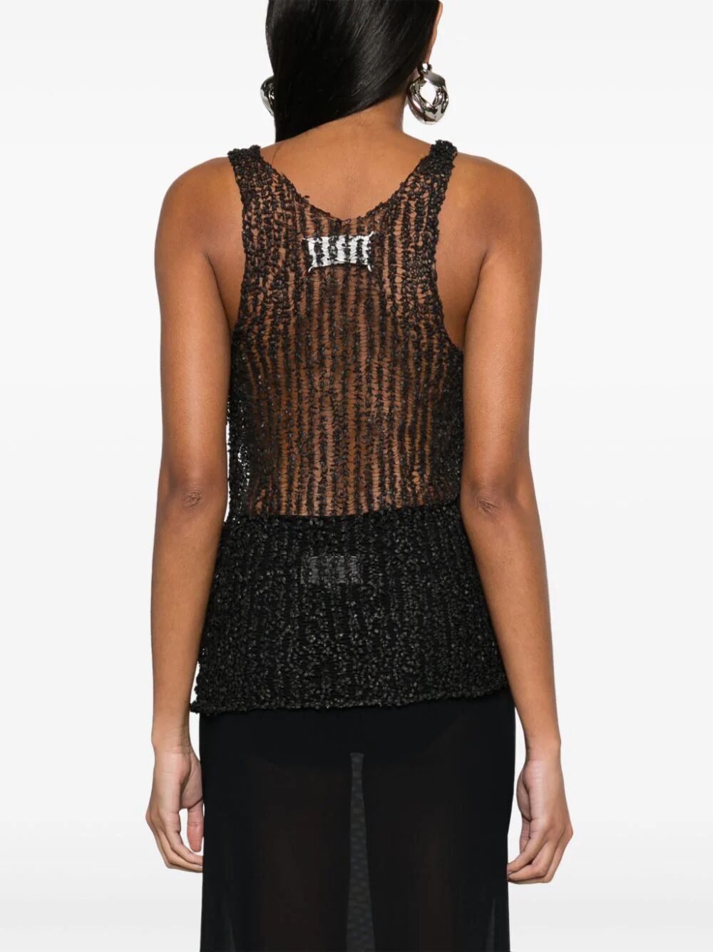 MAISON MARGIELA-SHEER WEB TANK TOP-S29NL0055M13010 900