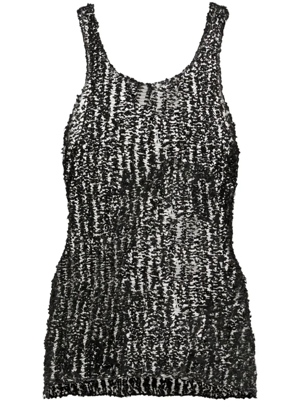 MAISON MARGIELA-SHEER WEB TANK TOP-S29NL0055M13010 900