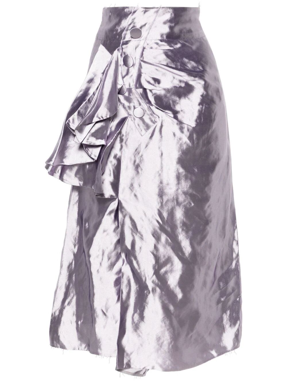 MAISON MARGIELA-SHINY BOW MIDI SKIRT-S51ME0010S78555 397