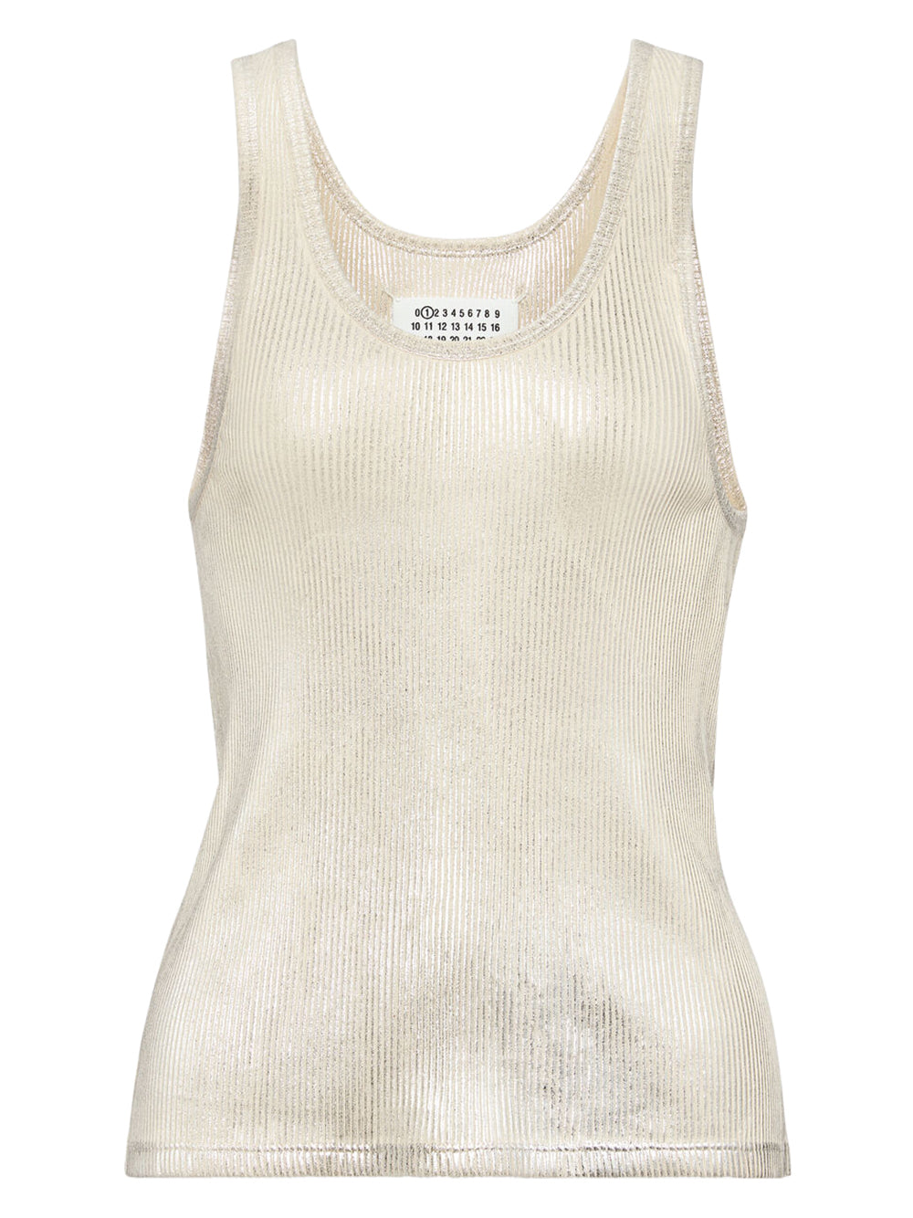 MAISON MARGIELA-FOILED TANK TOP-