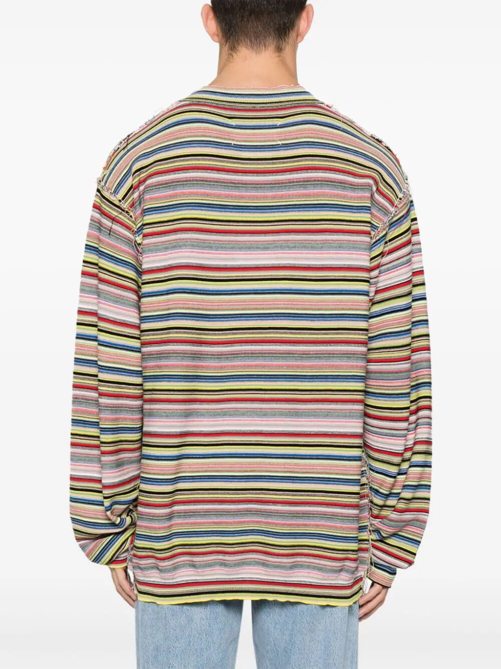 MAISON MARGIELA-STRIPED CREW NECK-S50HL0013S18404 001F