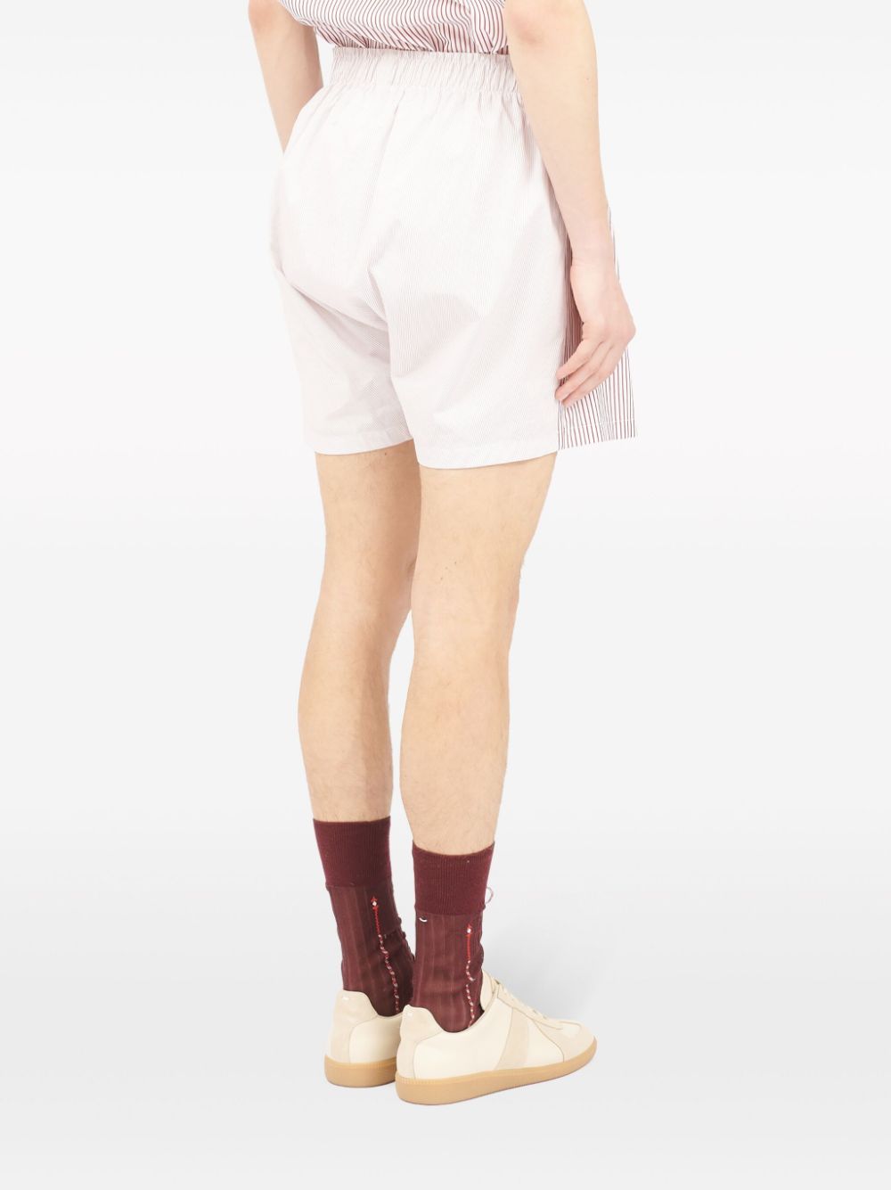 MAISON MARGIELA-STRIPED SHORTS-