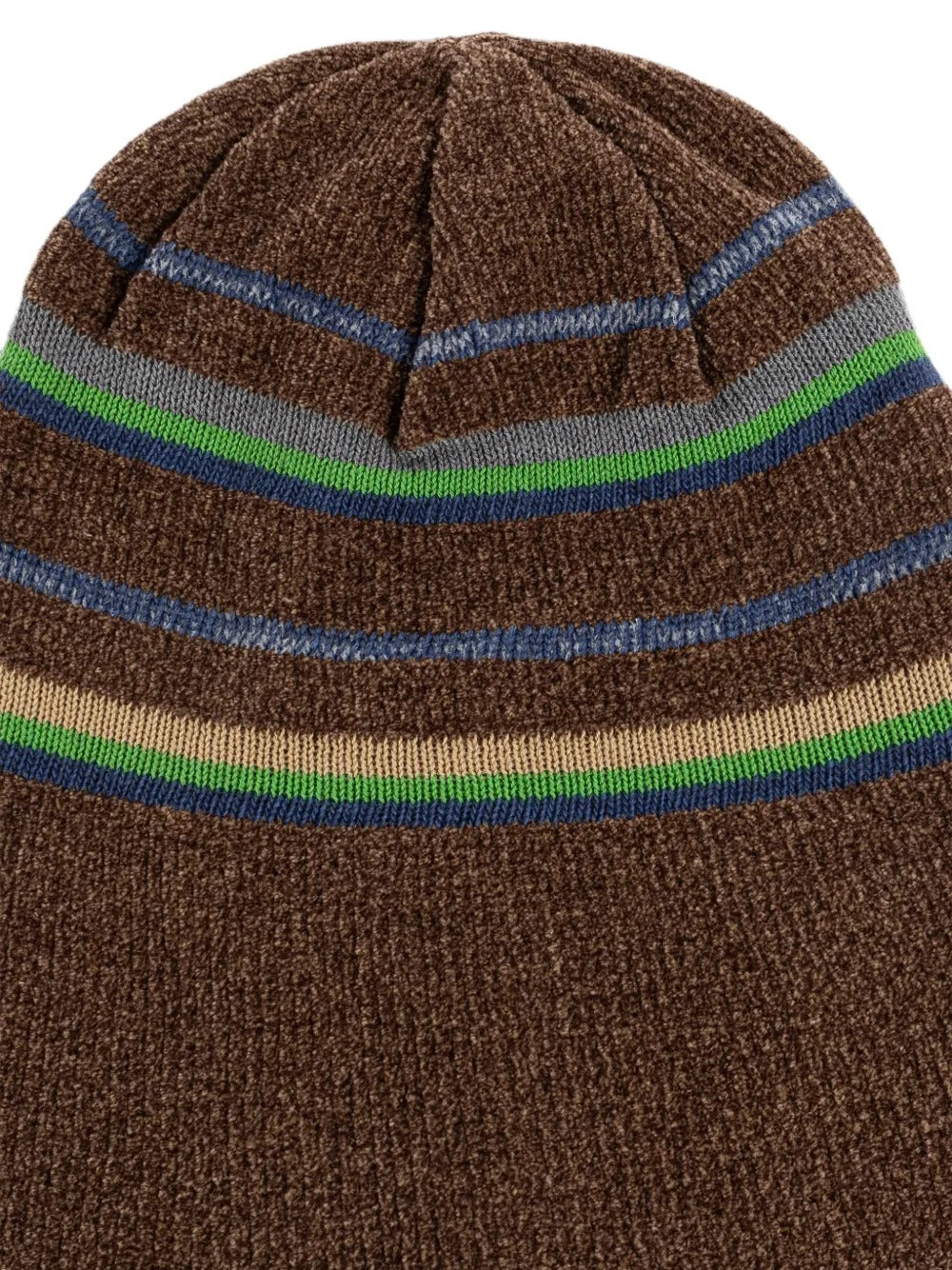 MAISON MARGIELA-STRIPPED KNIT BEANIE-