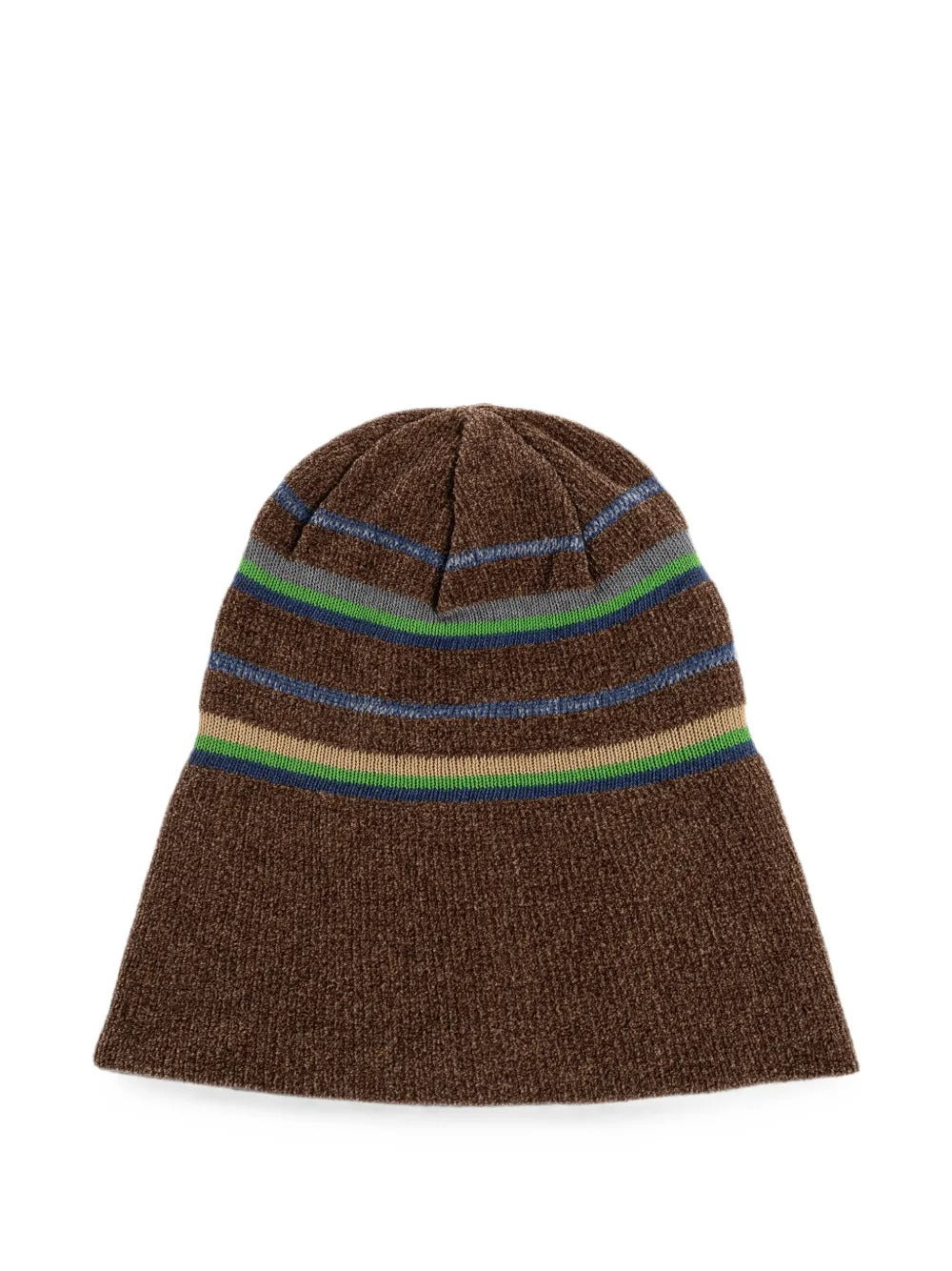 MAISON MARGIELA-STRIPPED KNIT BEANIE-