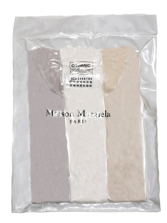 MAISON MARGIELA-T-SHIRT 3 PACK-