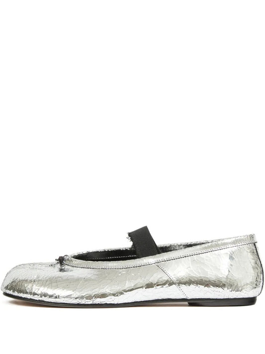 MAISON MARGIELA-Tabi leather ballet flats-