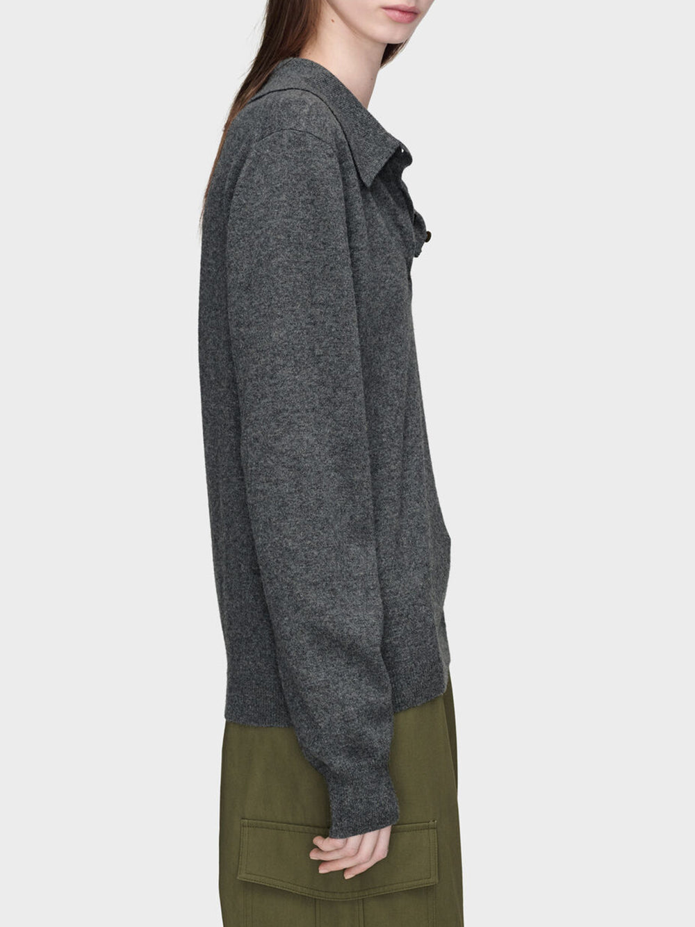 MAISON MARGIELA-TWIST LAMBSWOOL POLO-