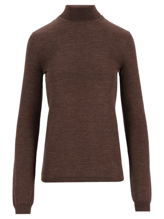 MAISON MARGIELA-WOOL SILK UNDERPINNINGS TURTLENECK-