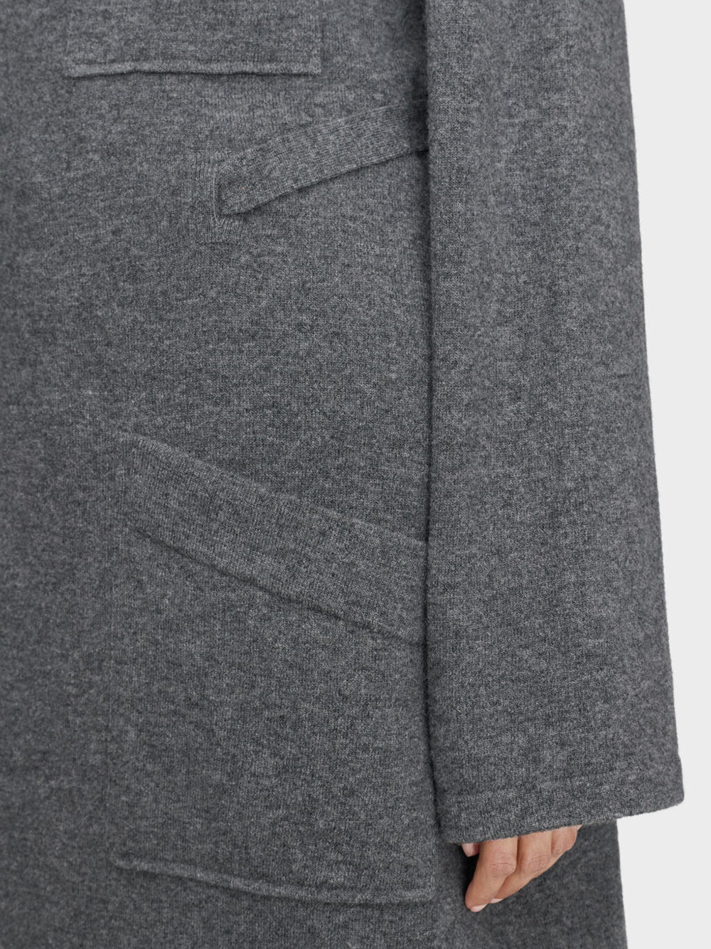 MAISON MARGIELA-TWIST LAMBSWOOL CARDIGAN-