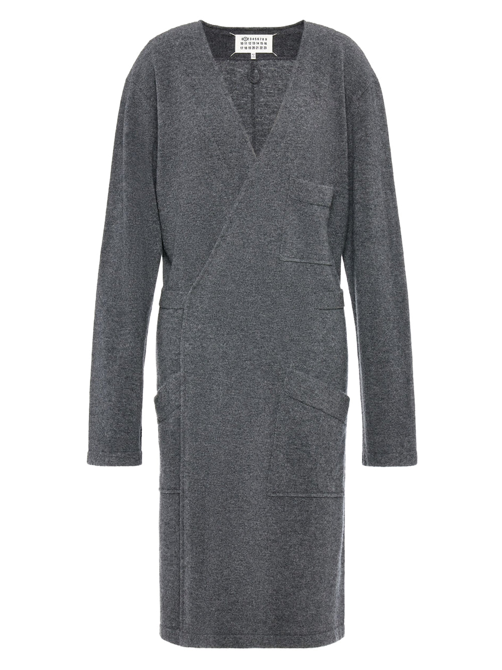 MAISON MARGIELA-TWIST LAMBSWOOL CARDIGAN-