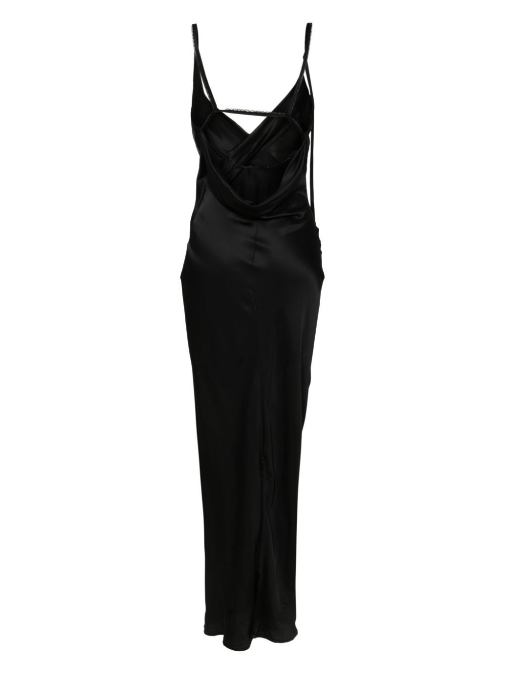 MARCO RAMBALDI-SATIN WRAPPED BACKLESS DRESS-DR551RAS 10