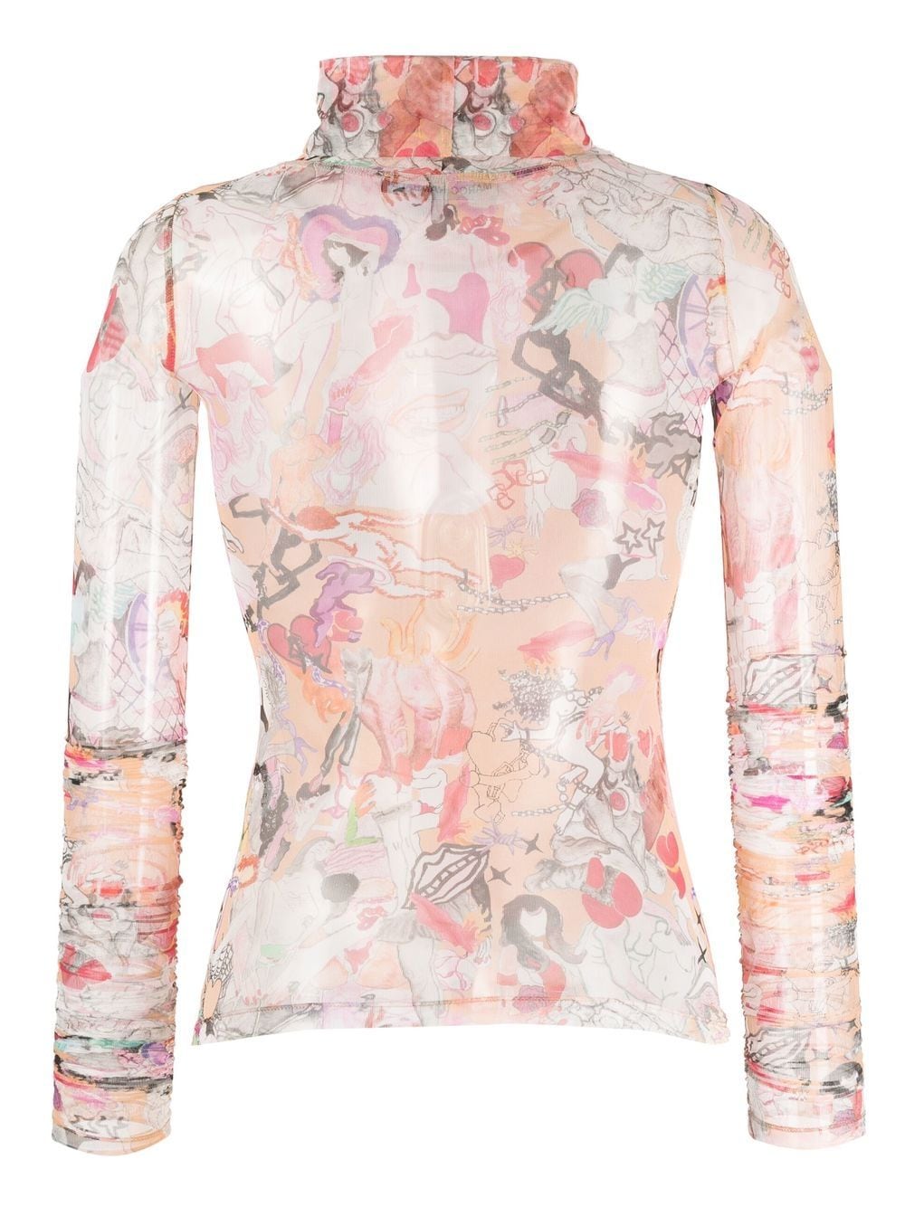 MARCO RAMBALDI-SECOND SKIN TOP WITH LONG SLEEVES-SH150TLH 090