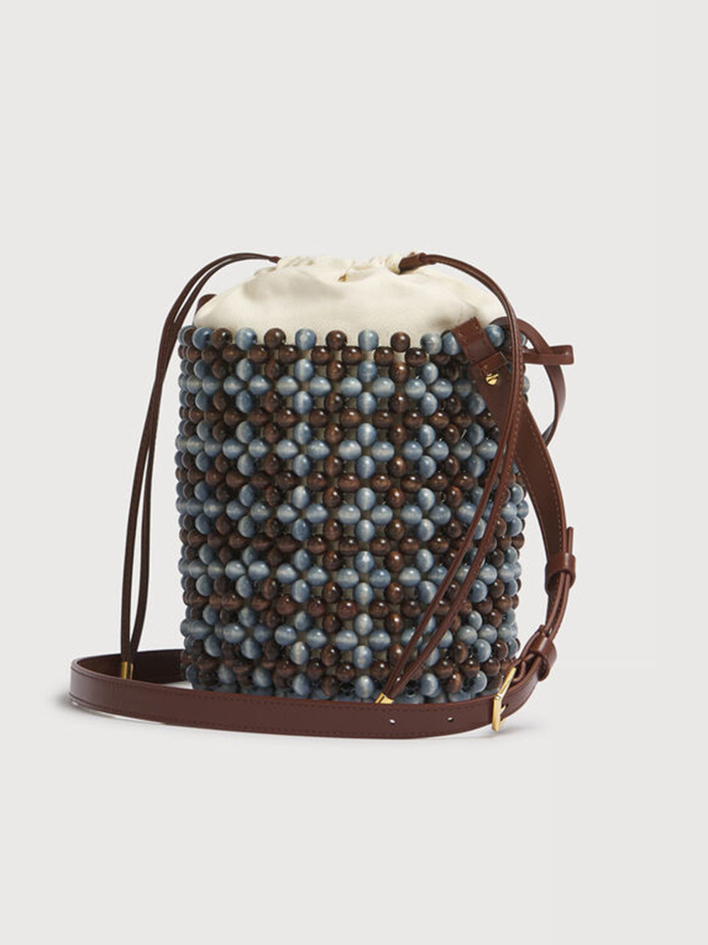 Beads bucket bag