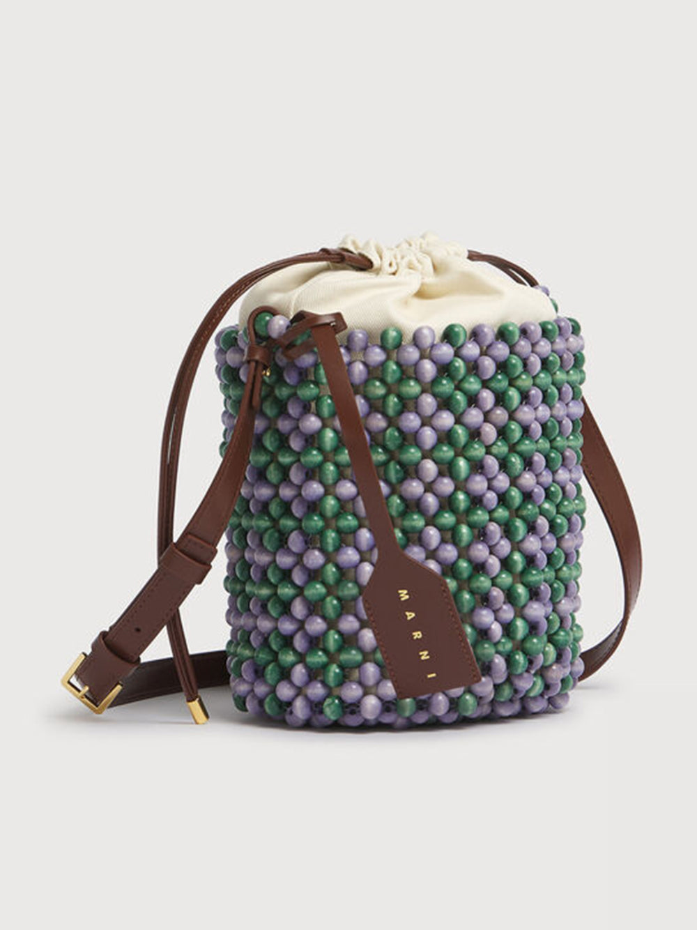 Beads bucket bag