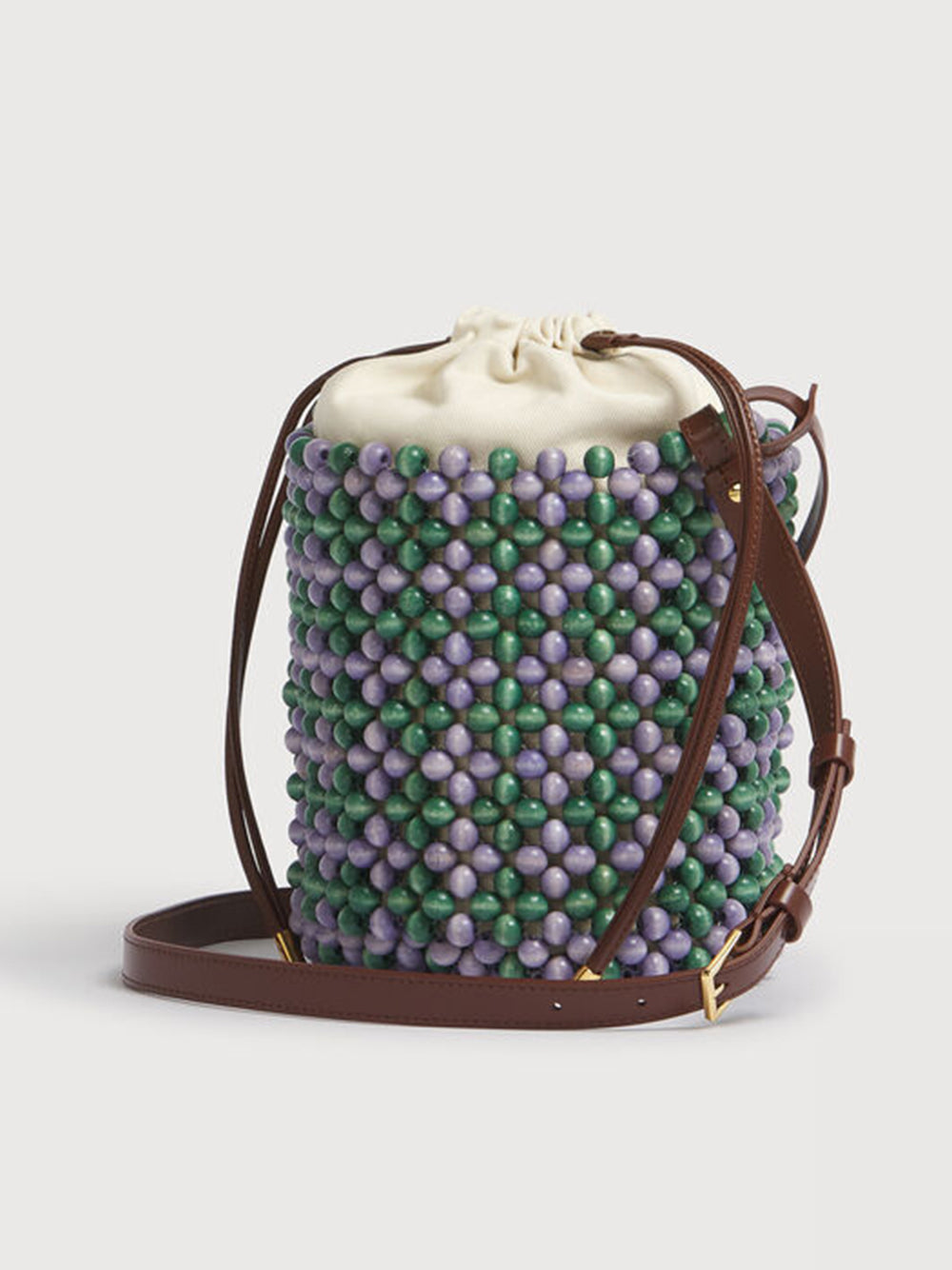 Beads bucket bag