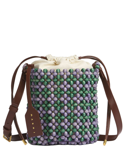 Beads bucket bag
