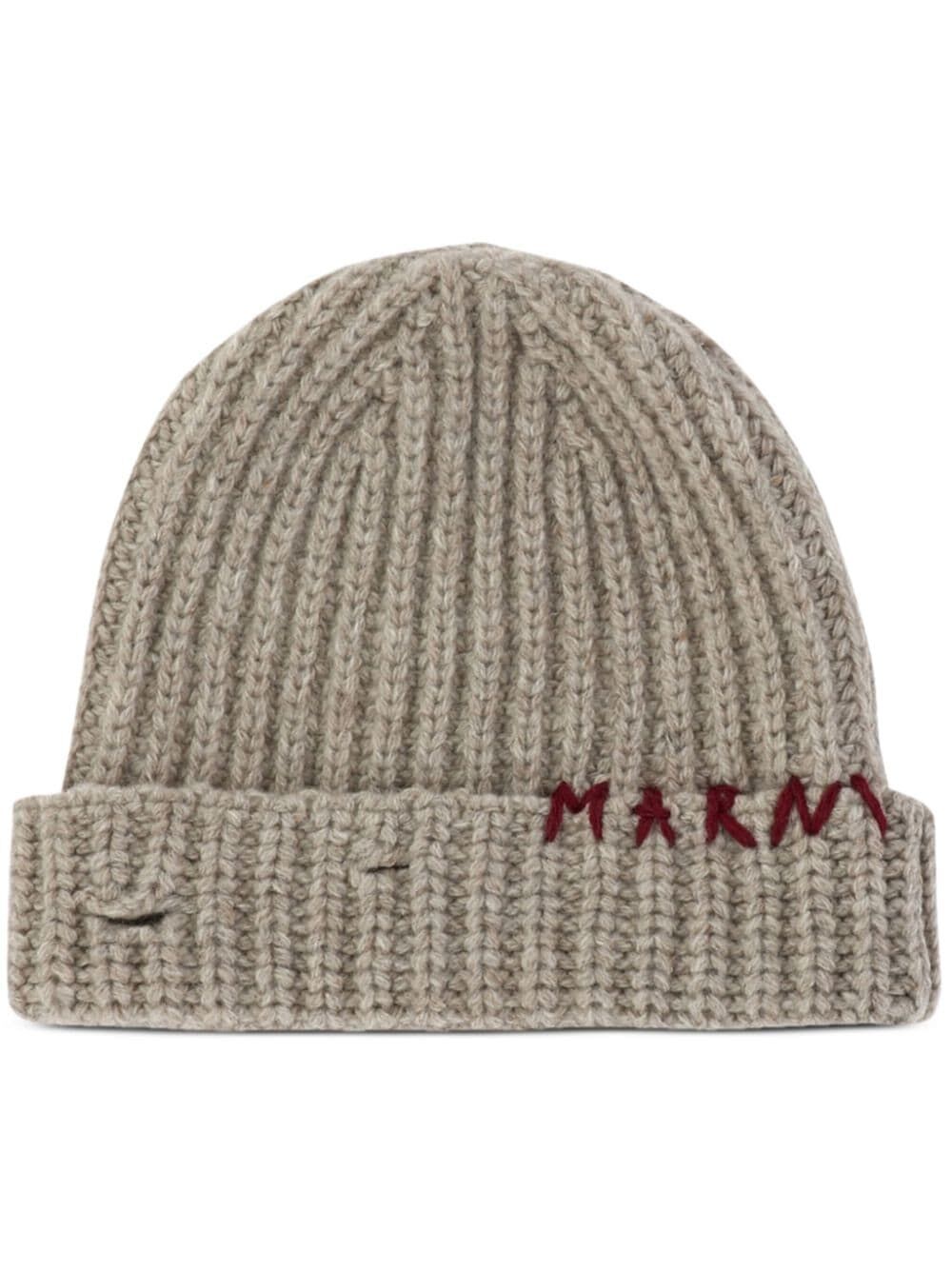 MARNI-BEANIE FISHERMAN RIBS-