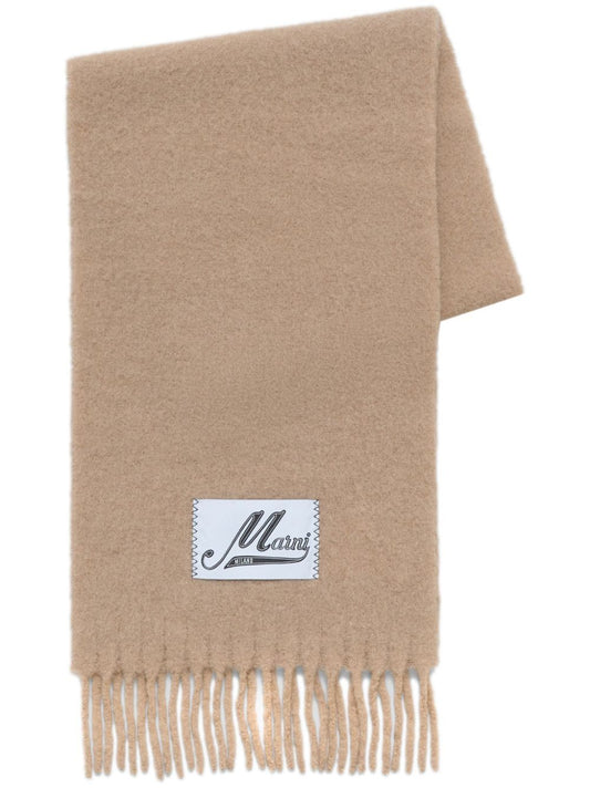 MARNI-BRUSHED ALPACA SCARF-ASZC0005A0UTW918 00M02