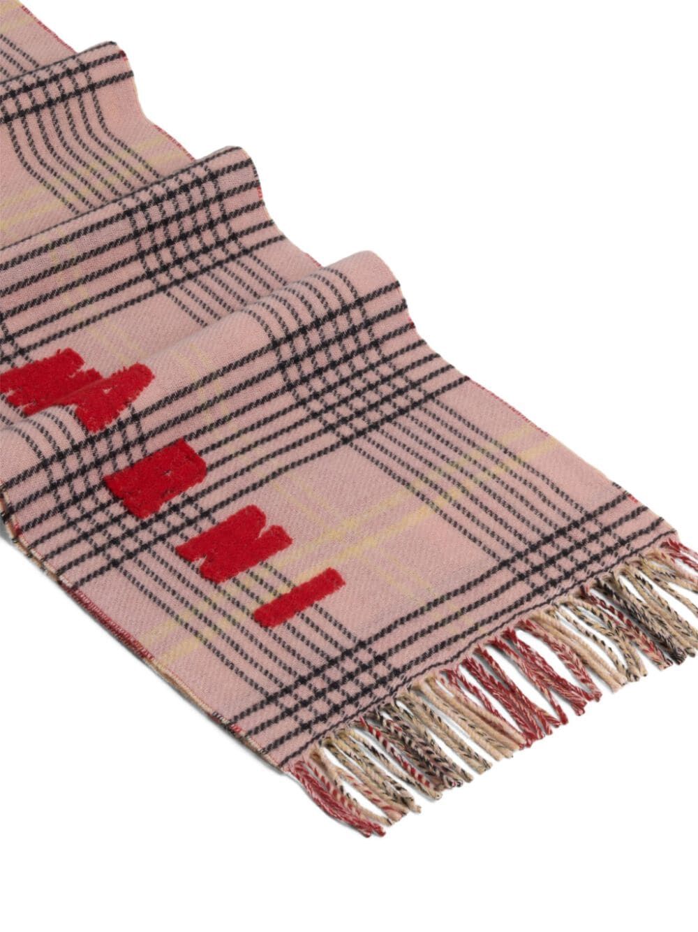 MARNI-CHECKED LOGO SCARF-SCMC0119Y0UAW035 CHC29