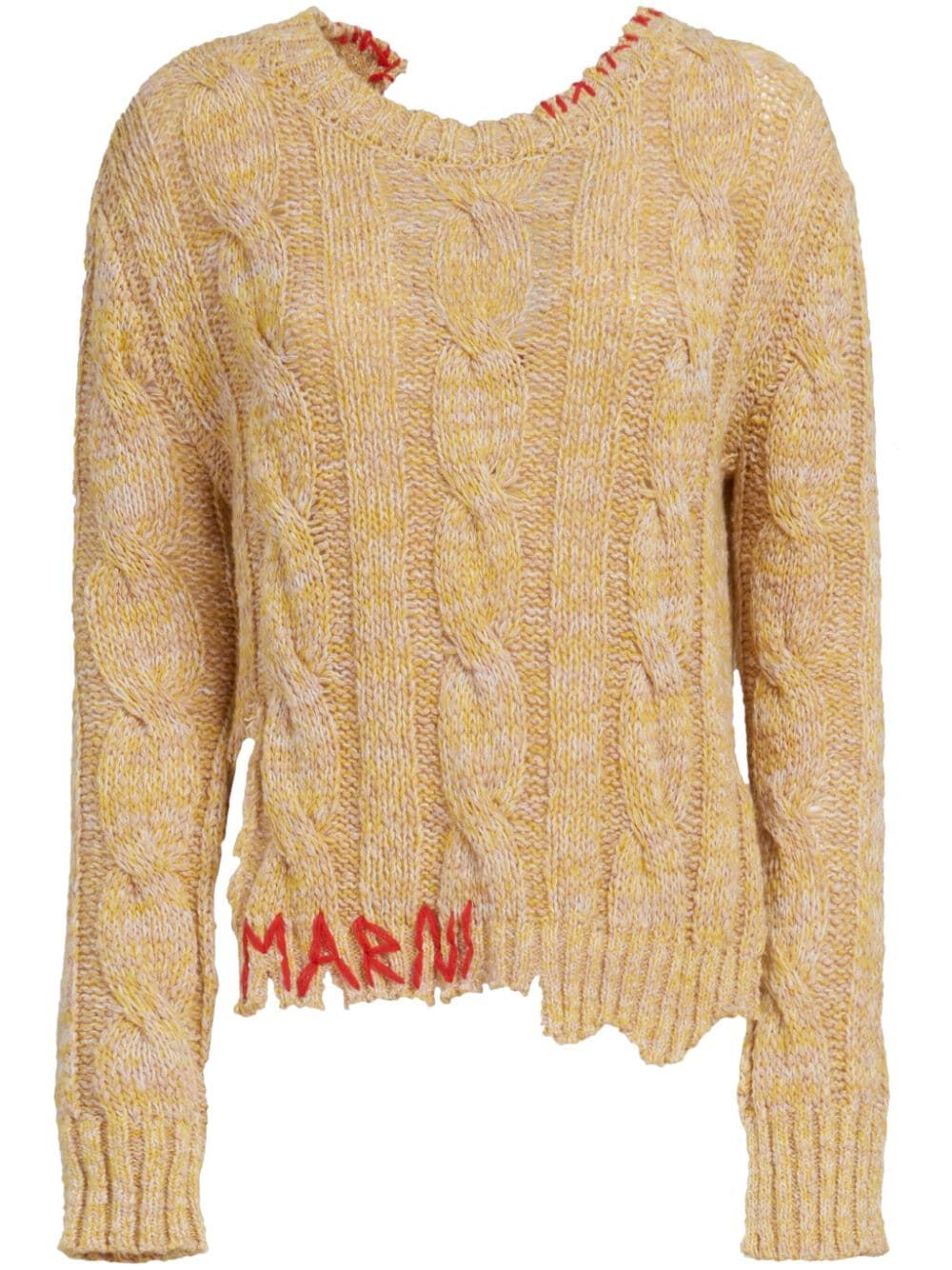 MARNI-CREWNECK SWEATER MOULINÈ-GCMD0487Q0UFC068 MLY56