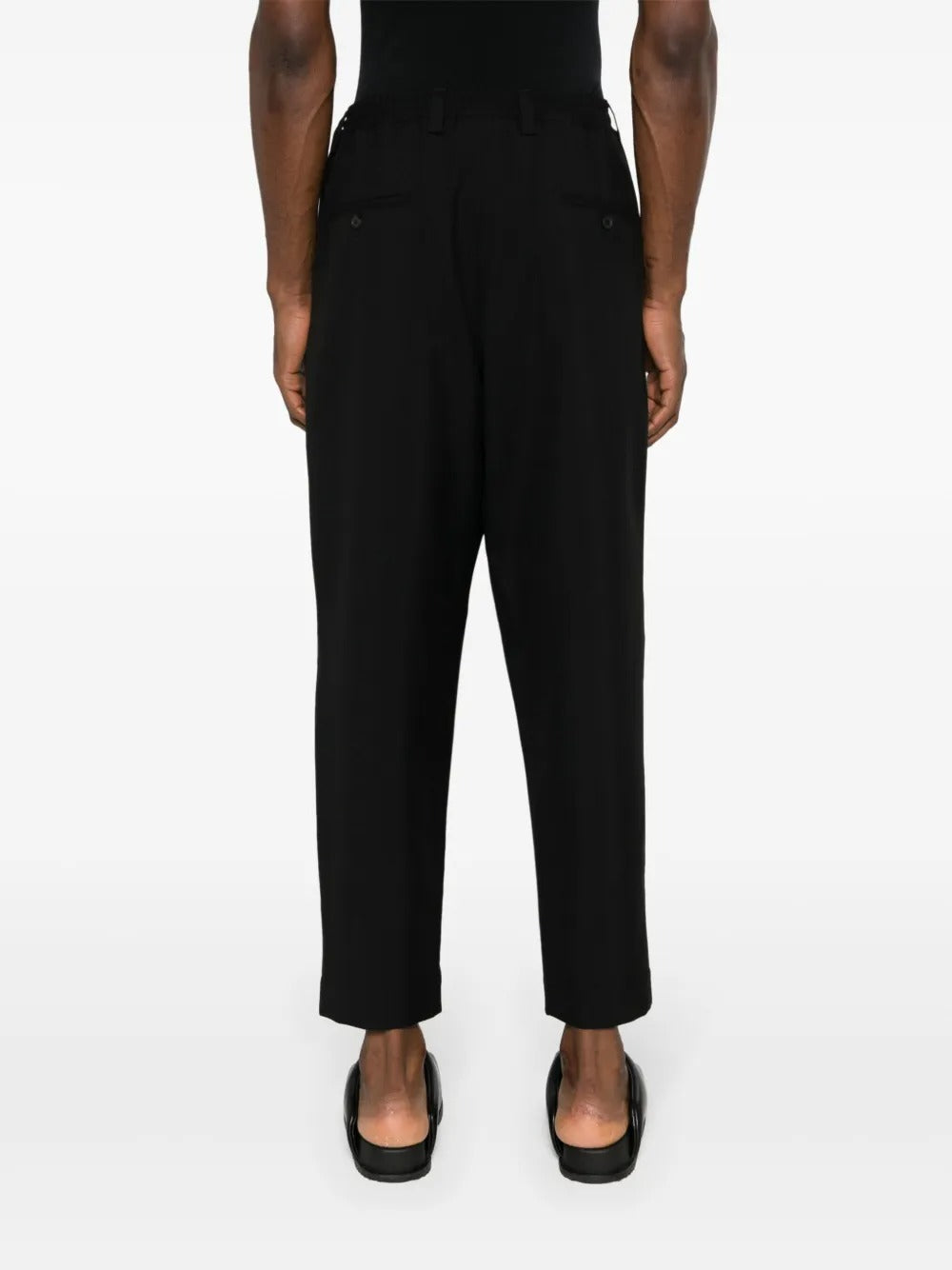 MARNI-cropped wool tapered trousers-